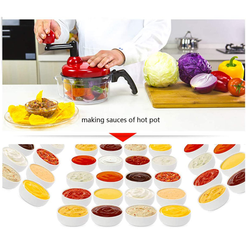 GDL Hand Crank Food Processor Chopper Wayfair